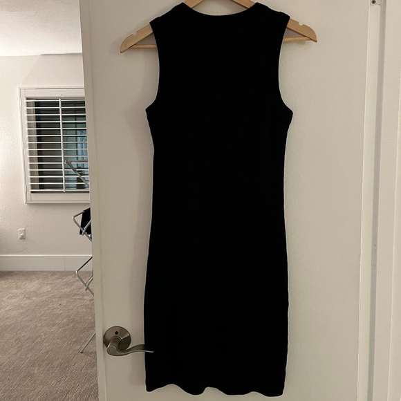 Cloth By Design Black Ribbed Dress womens size small - Picture 3 of 4
